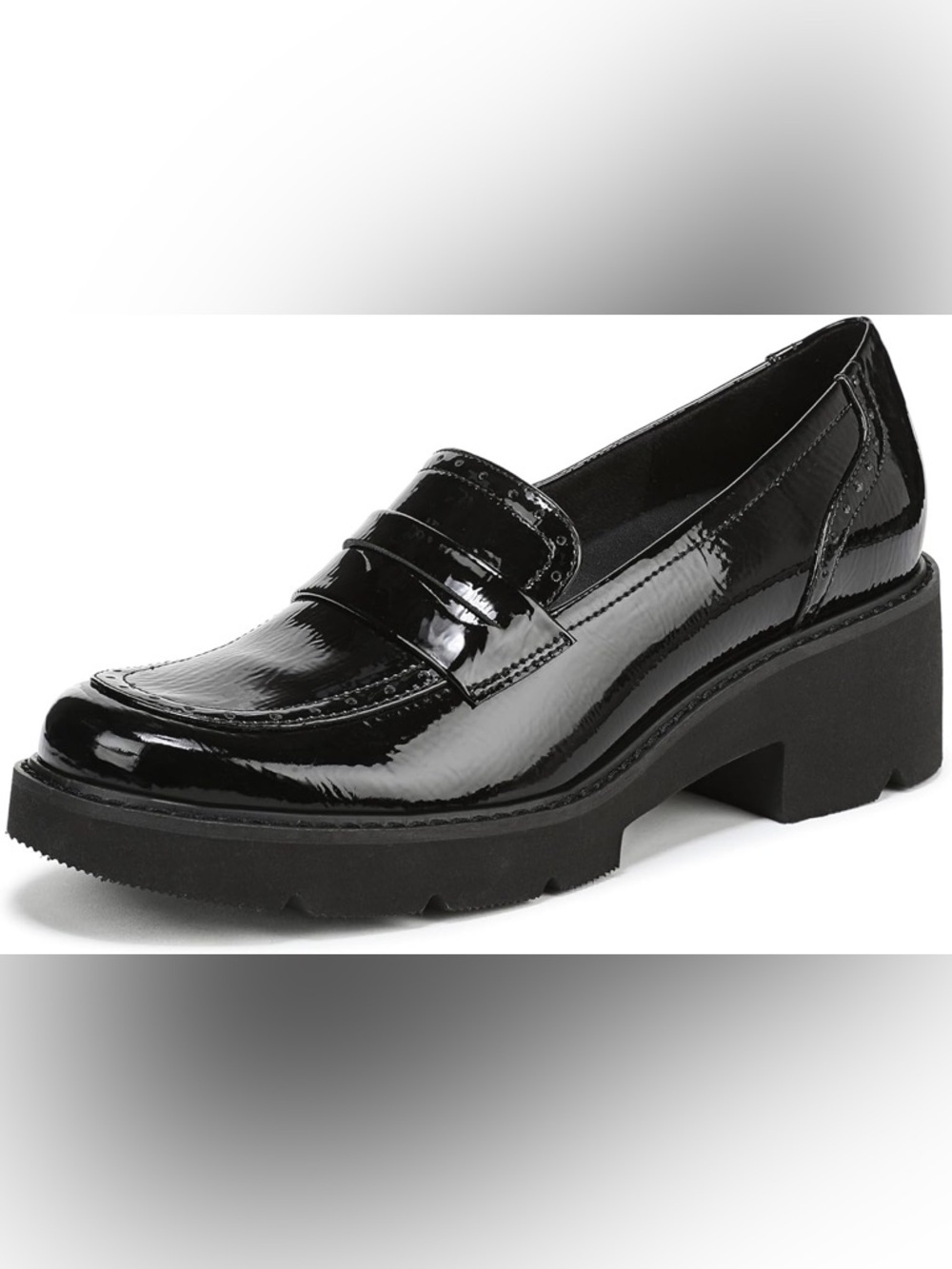 Naturalizer Women's Charisma Lug Sole Round Toe Loafers Size 5.5M